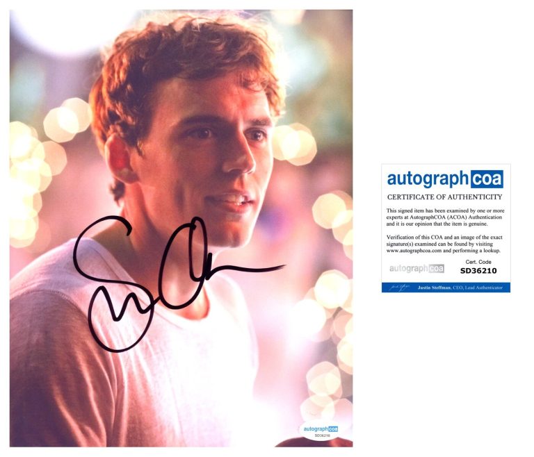 Sam Claflin ‘Love, Rosie’ Signed 8x10 Photo ‘Alex Stewart’ ACOA