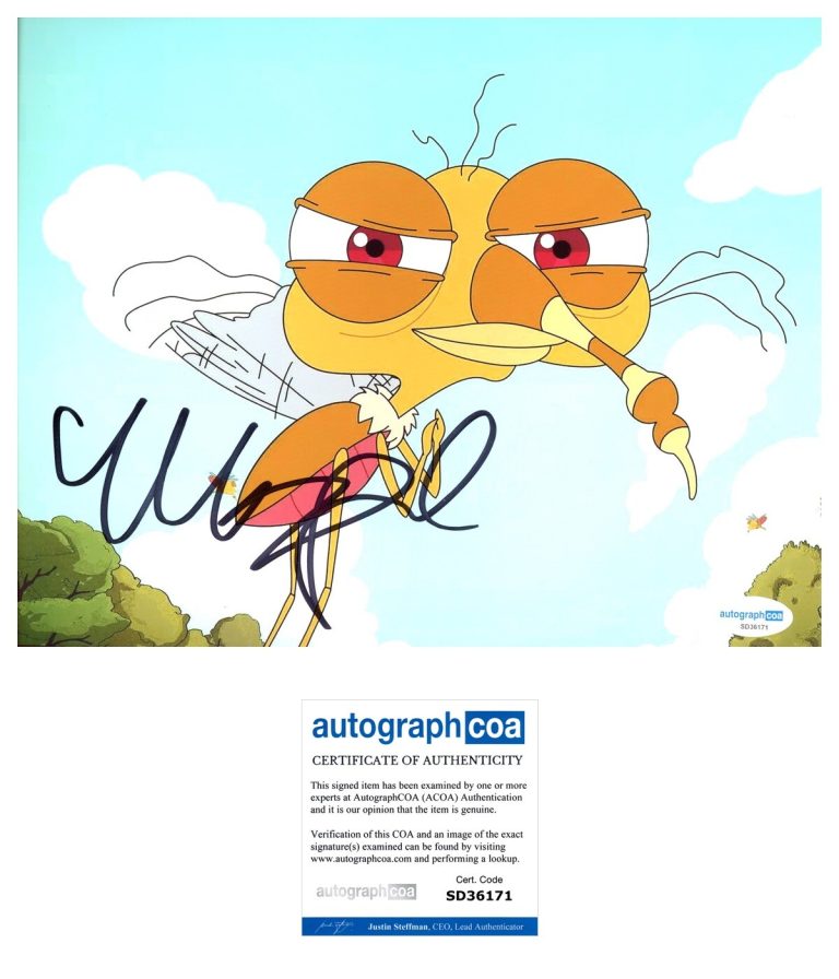Maria Bamford ‘Big Mouth’ Signed 8x10 Photo ‘Tito The Mosquito’ ACOA