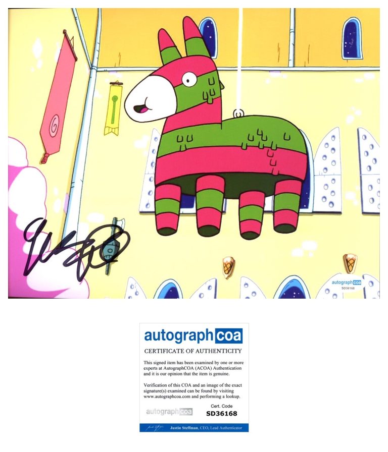 Maria Bamford ‘Adventure Time’ Signed 8x10 Photo ‘Manfried’ ACOA