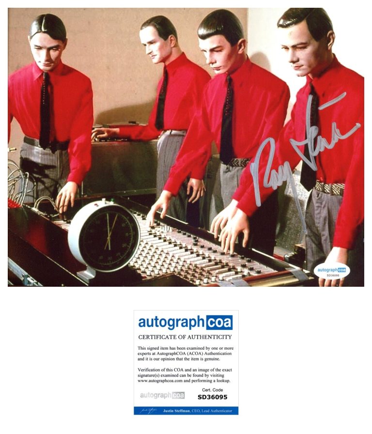 Ralf Hutter ‘Kraftwerk’ Signed 8x10 Photo German Electronic Band ACOA
