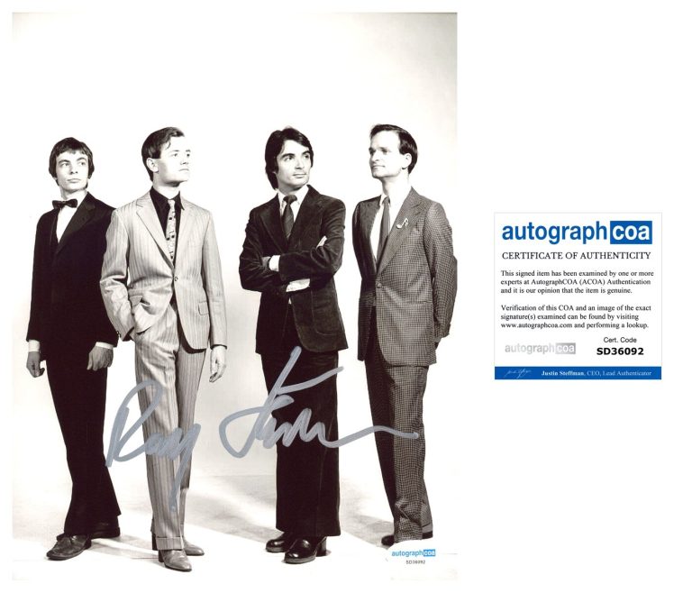 Ralf Hutter ‘Kraftwerk’ Signed 8x10 Photo German Electronic Band ACOA