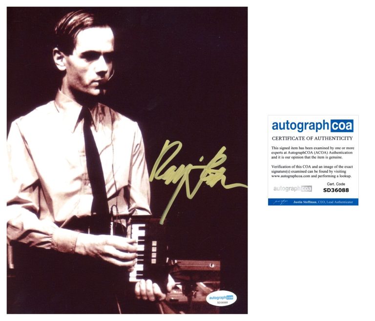 Ralf Hutter ‘Kraftwerk’ Signed 8x10 Photo German Electronic Band ACOA