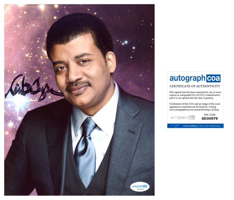 Neil Degrasse Tyson ‘Astrophysicist’ Signed 8x10 Photo Scientist ACOA PROOF