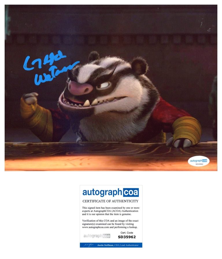 Gedde Watanabe ‘Kung Fu Panda 4’ Signed 8x10 Photo ‘Badger Crime Boss’ ACOA