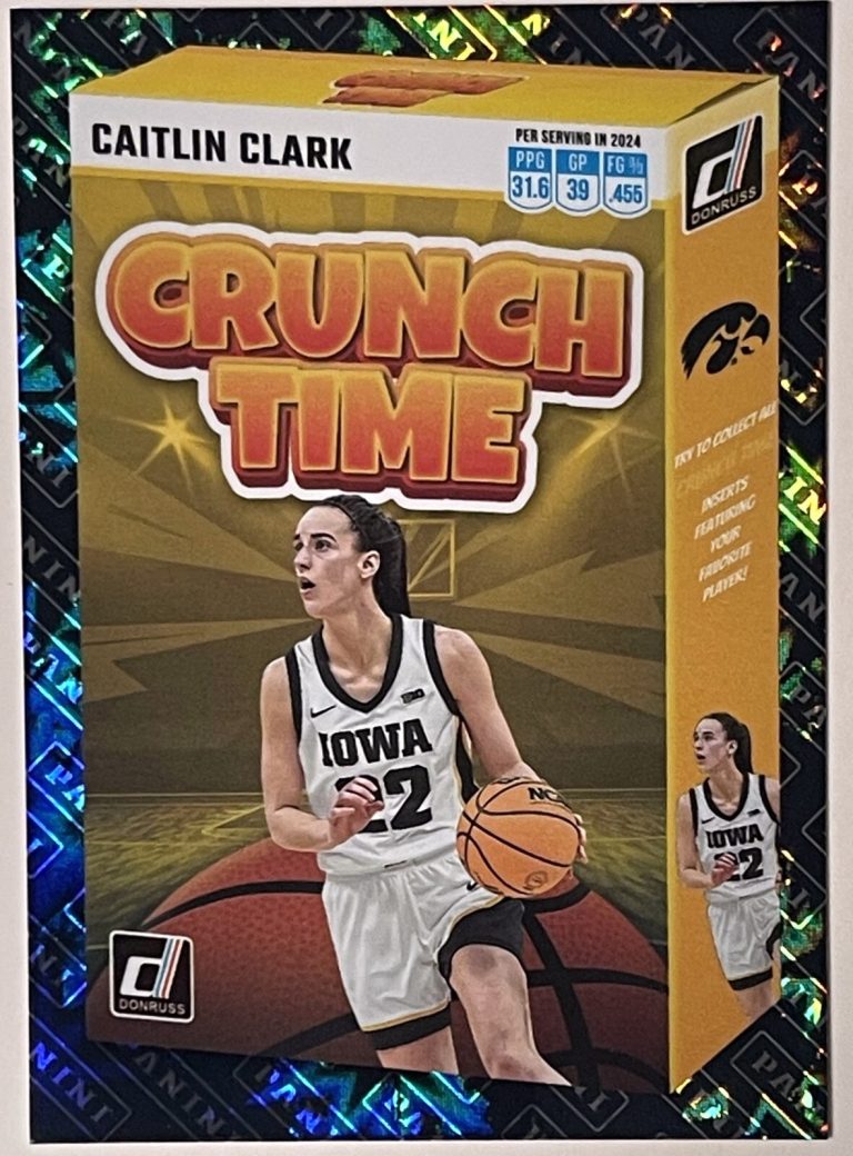 Caitlin Clark 2024 Collection Crunch Time Rookie Card (RC) #SS-CT2- (Iowa/Fever)