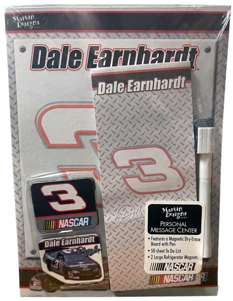 Dale Earnhardt #3 2003 Martin Designs NASCAR/Magnets/Dry EraseBoard/Notepad