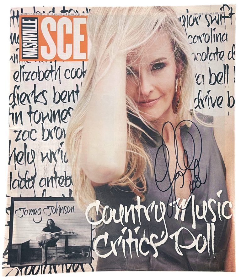 Elizabeth Cook signed January 27- February 2, 2011 Nashville Scene Magazine -COA