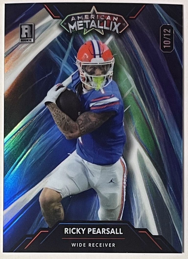 Ricky Pearsall 2023 Wildcard American Metallix (RC) Card #WML-RP- /12 (Florida)