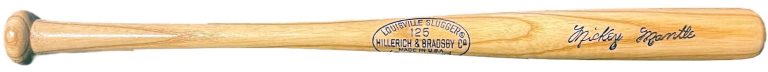 Mickey Mantle Hillerich & Bradsby Louisville Slugger 125 Vintage 16