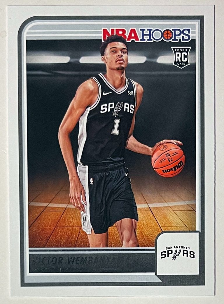 Victor Wembanyama 2023-24 Panini NBA Hoops Rookie Card (RC) #277 (Spurs)