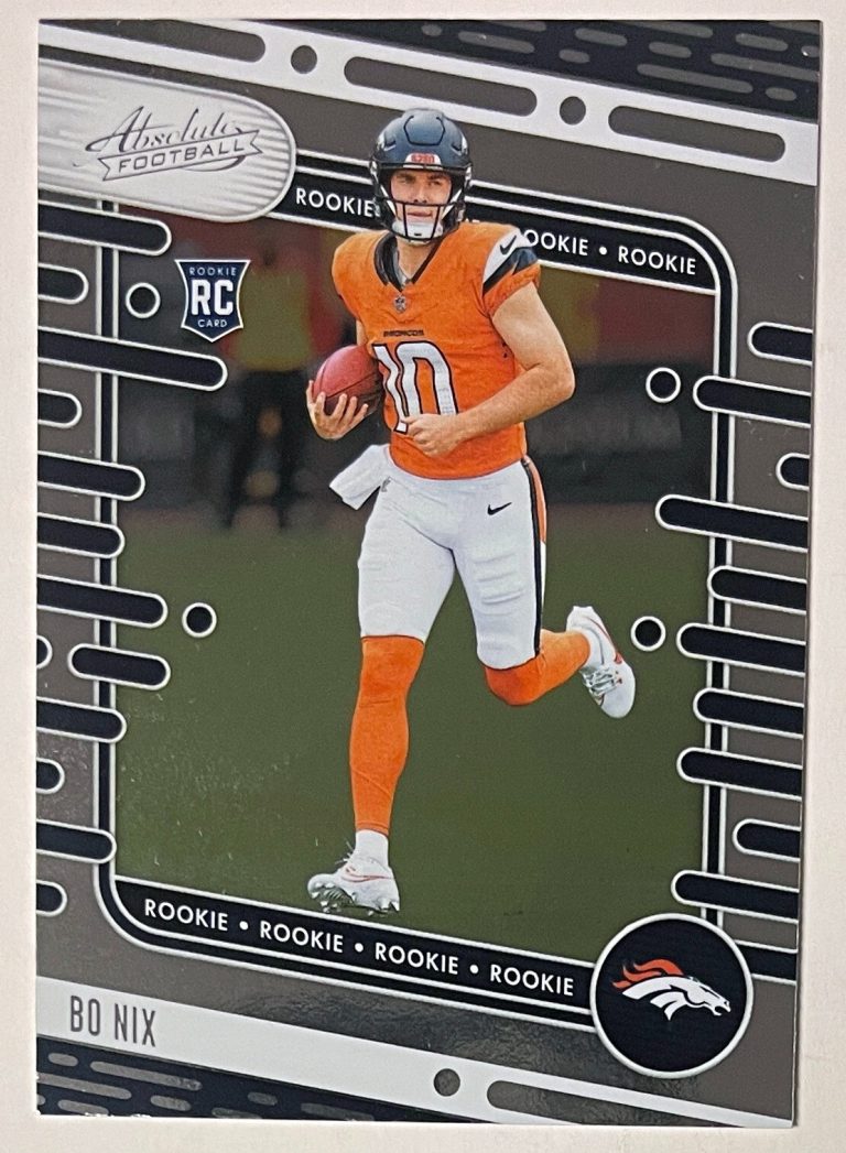 Bo Nix 2024 Panini Absolute Rookie Card (RC) #112 (Denver Broncos)