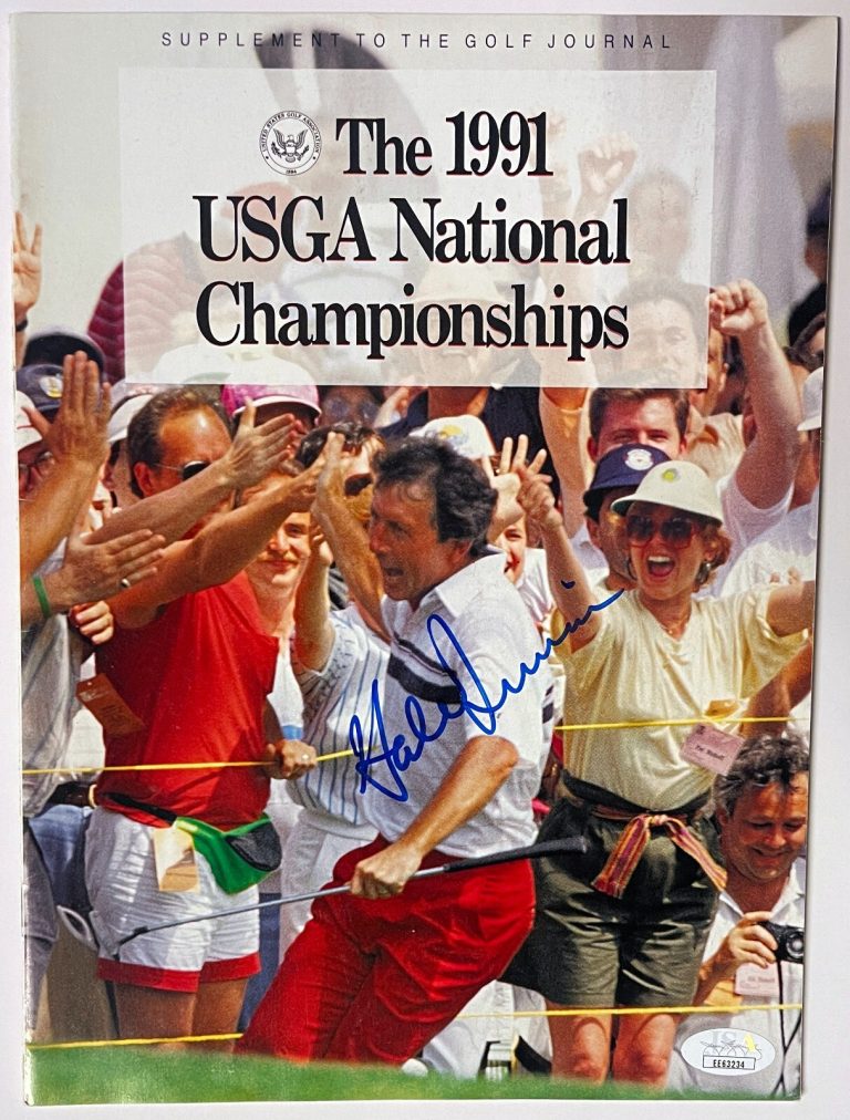 Hale Irwin signed 1991 USGA National Championships Full Magazine - JSA #EE63234