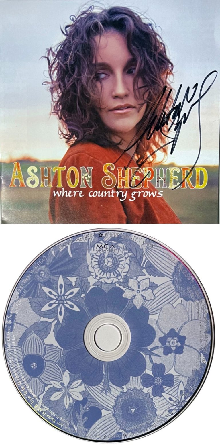 Ashton Shepherd signed 2011 Where Country Grows Album Cover Booklet CD /Case-COA