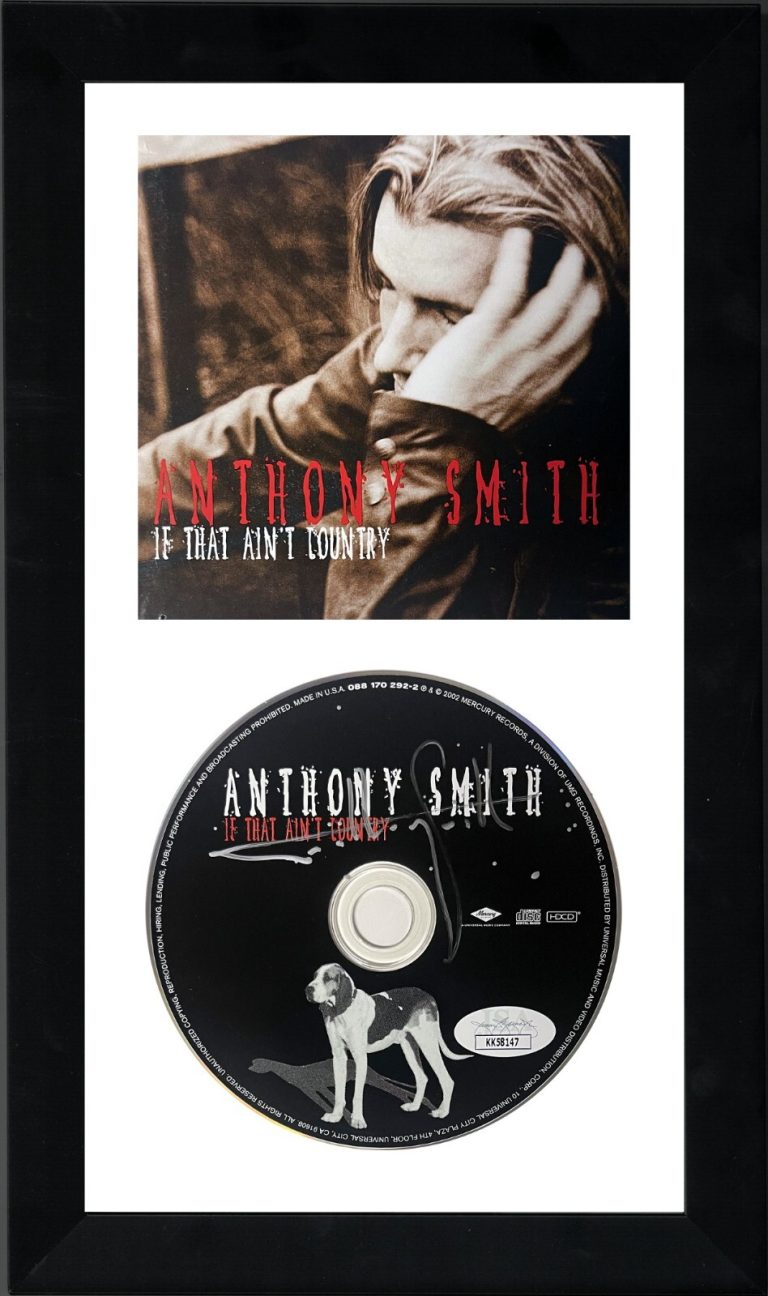 Anthony Smith signed 2002 If That Ain't Country Album CD w/Booklet Framed- JSA