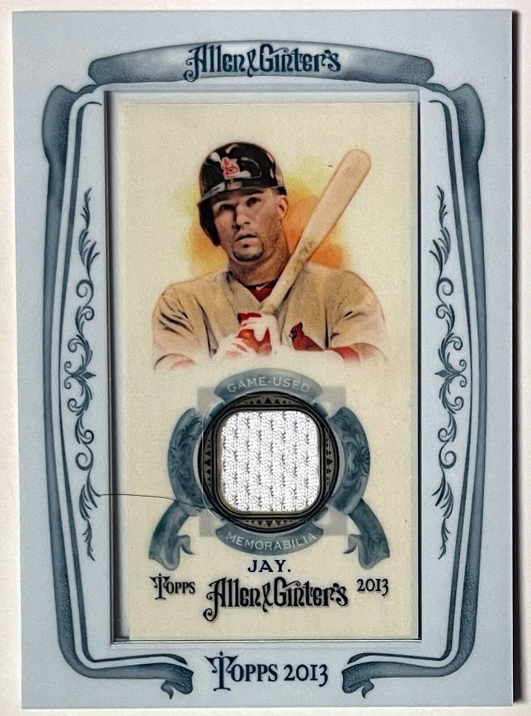 Jon Jay 2013 Topps Allen & Ginter Game Used Framed Mini Relic Card #AGR-JJY