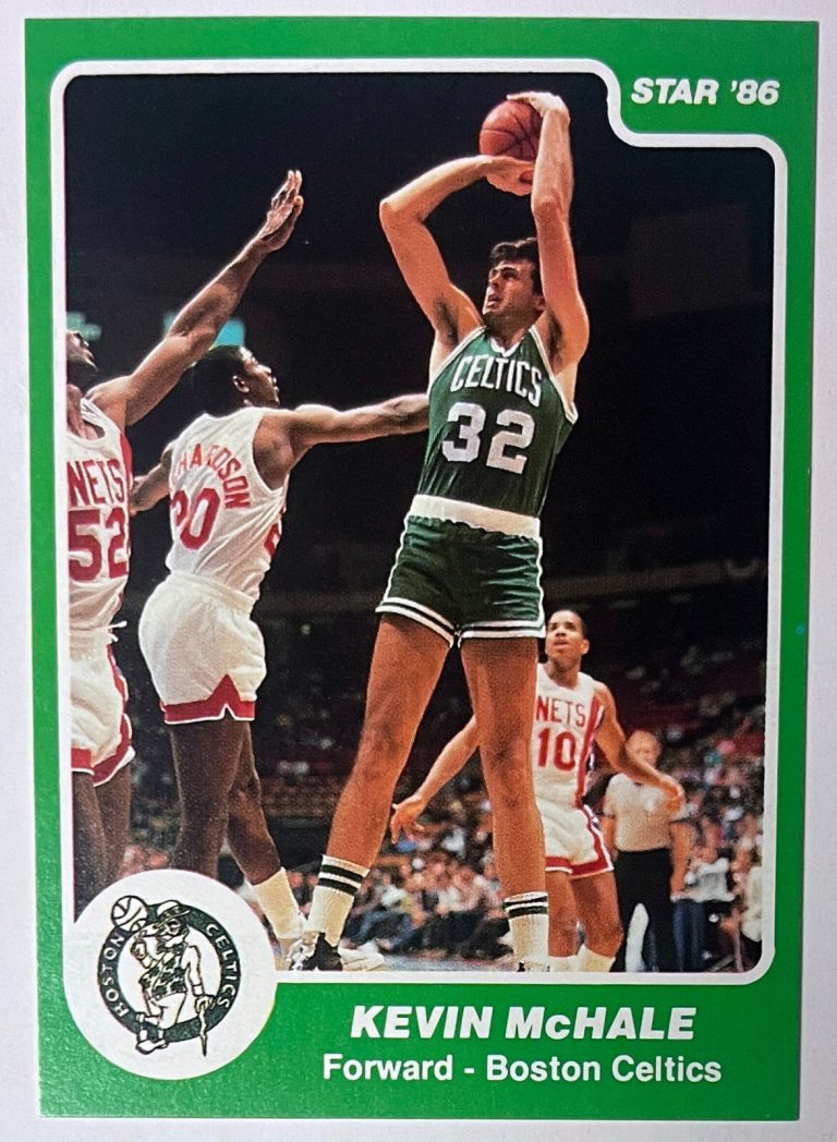Kevin McHale 1985-86 Star Green Border Card #98 (Boston Celtics/HOF)