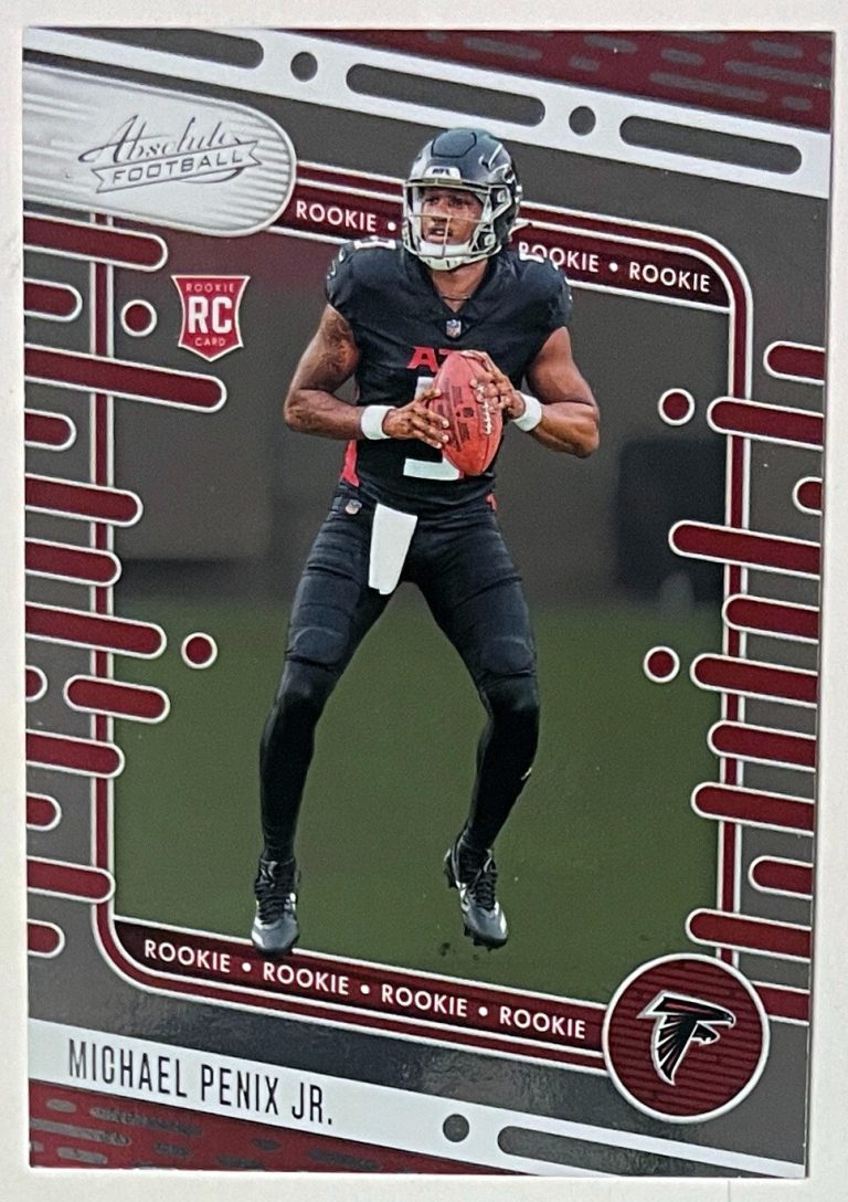 Michael Penix Jr. 2024 Panini Absolute Rookie Card (RC) #108 (Atlanta Falcons)