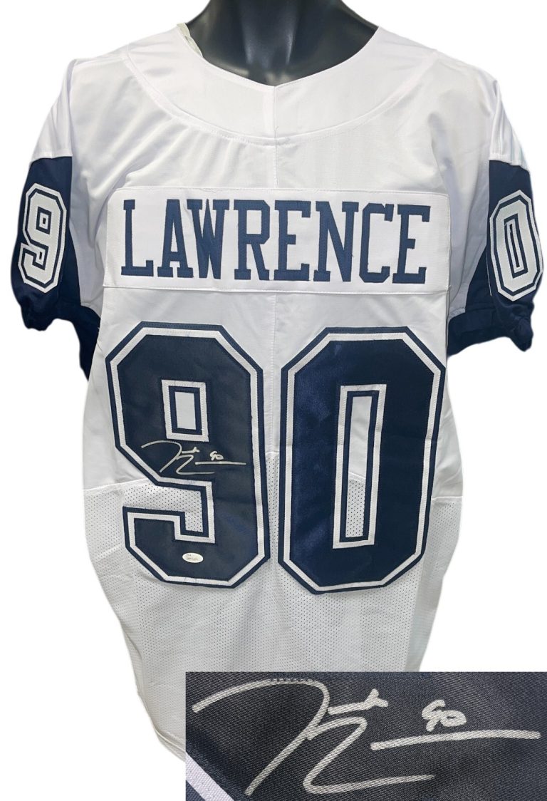 DeMarcus Lawrence signed Dallas  Custom Stitched Pro Style Football Jersey - JSA