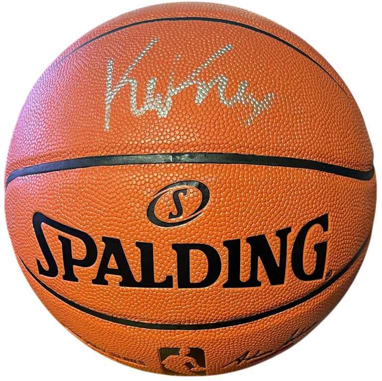 Kevin Knox signed Spalding NBA I/O Rep Game Basketball- Fanatics - (WARRIORS/UK)