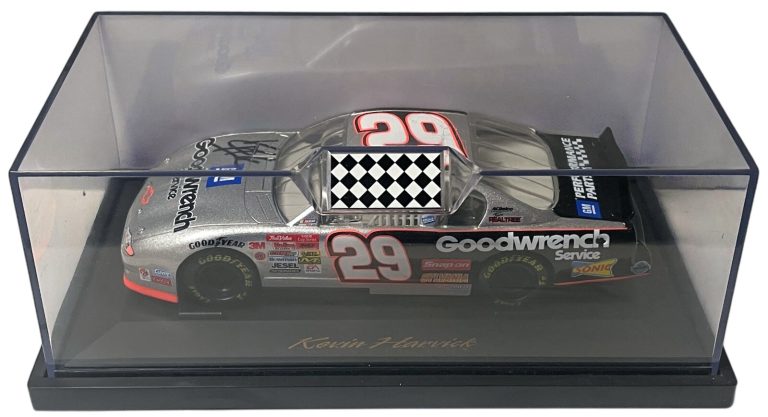 Kevin Harvick signed 2002 GM Goodwrench #29 1:24 Scale NASCAR Diecast Car- COA