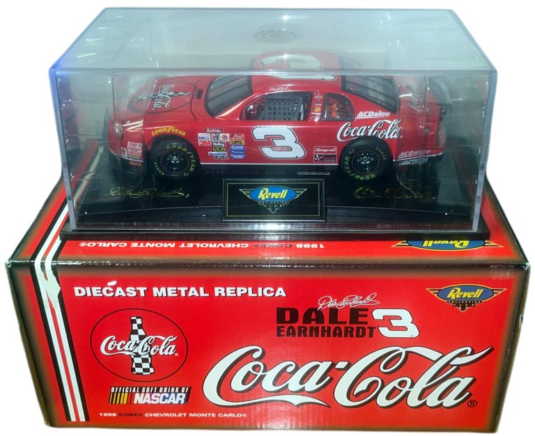Dale Earnhardt 1998 1/24 Coca-Cola #3 Chevy Revell Diecast NASCAR Car /3333 CASE