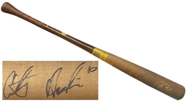 Courtney Hawkins signed Tucci Game Used Model TL-CH10-M Pro Select Ltd Bat -COA