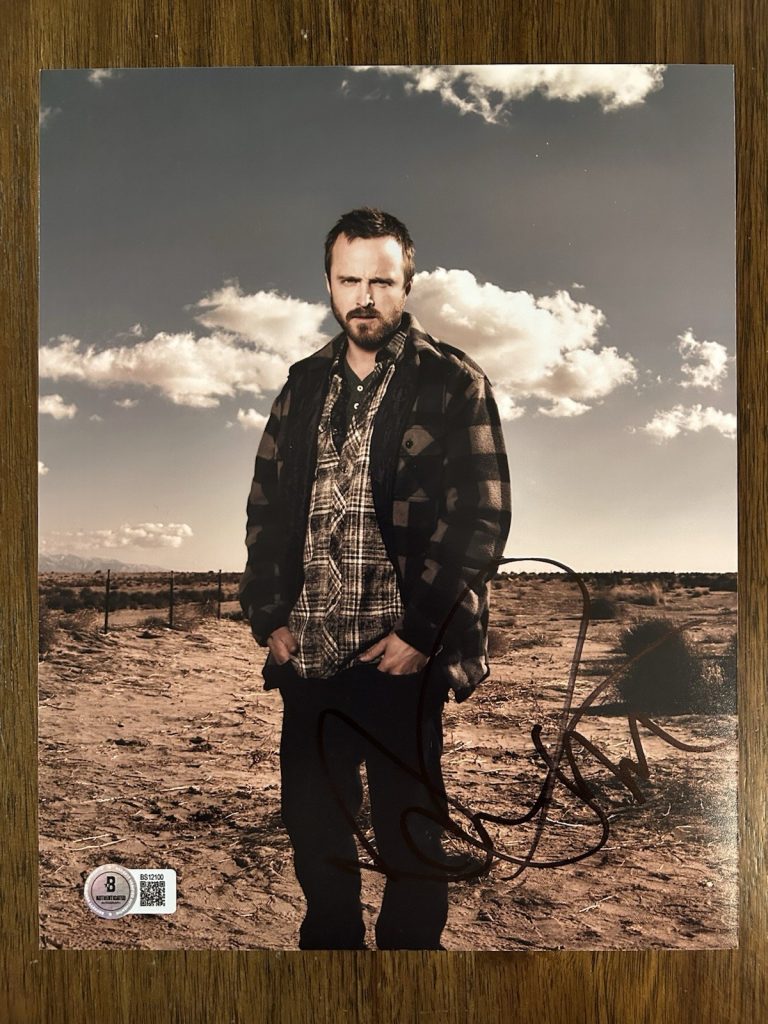 Aaron Paul ‘Breaking Bad’ Signed 8x10 Photo ‘Jesse Pinkman’ Beckett Certified