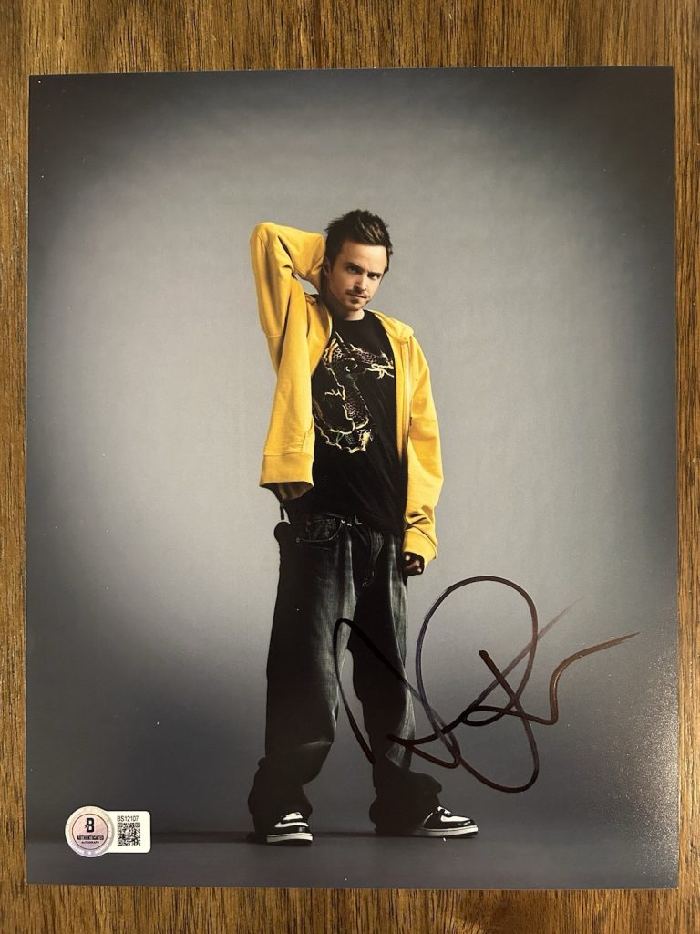 Aaron Paul ‘Breaking Bad’ Signed 8x10 Photo ‘Jesse Pinkman’ Beckett Certified