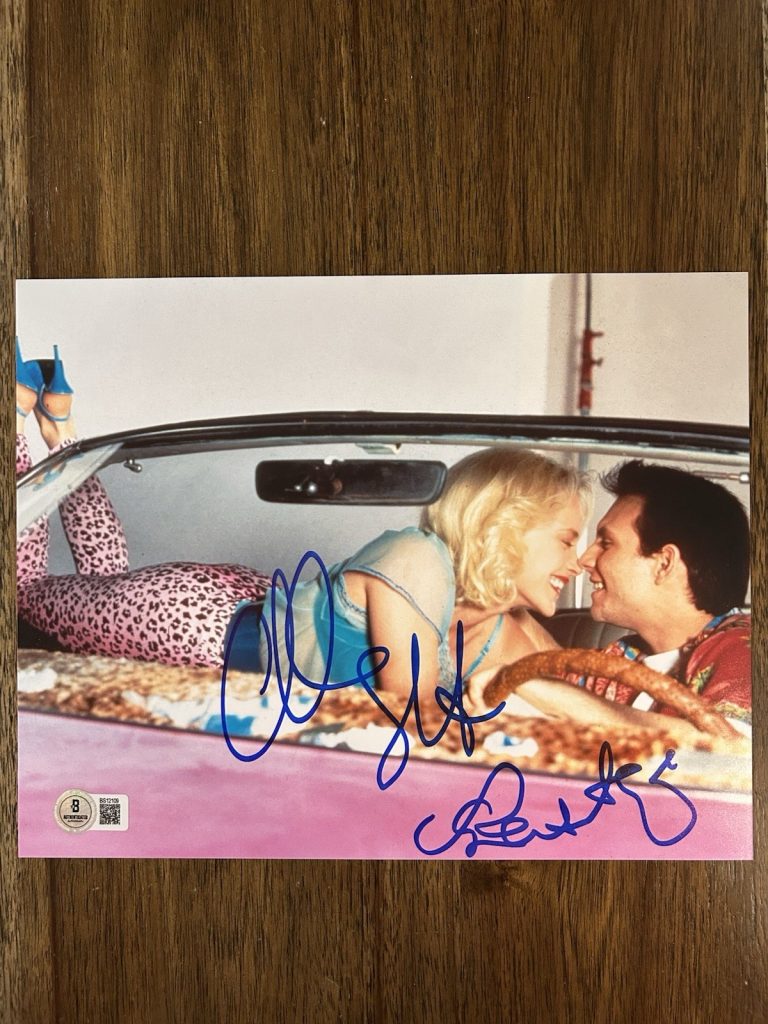 Christian Slater & Patricia Arquette ‘True Romance’ Signed 8x10 Photo Beckett