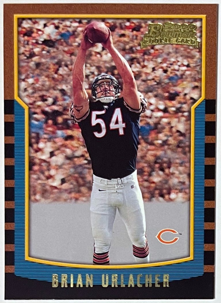 Brian Urlacher 2000 Bowman Rookie Card (RC) #178 (Chicago Bears)