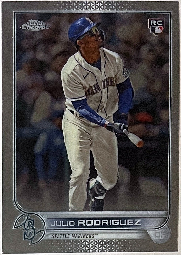 Julio Rodriguez 2022 Topps Chrome Update Series Rookie Card RC #USC150- Mariners