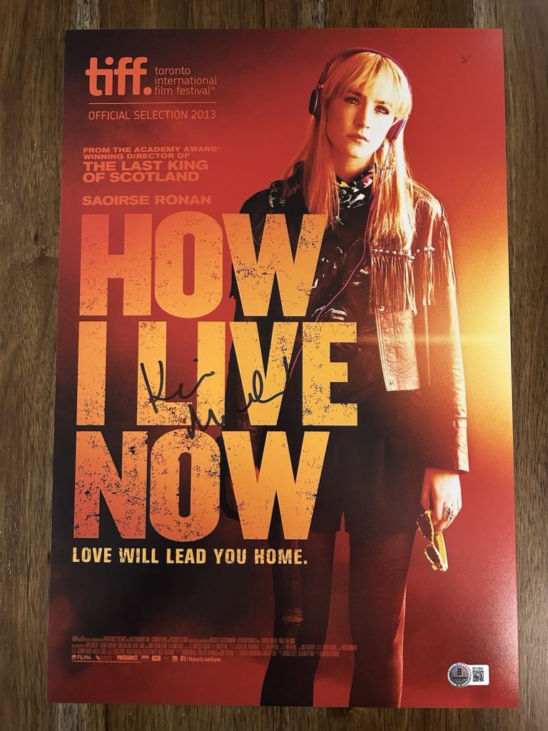 Kevin Macdonald ‘How I Live Now’ Director Signed 12x18 Photo Beckett Certified