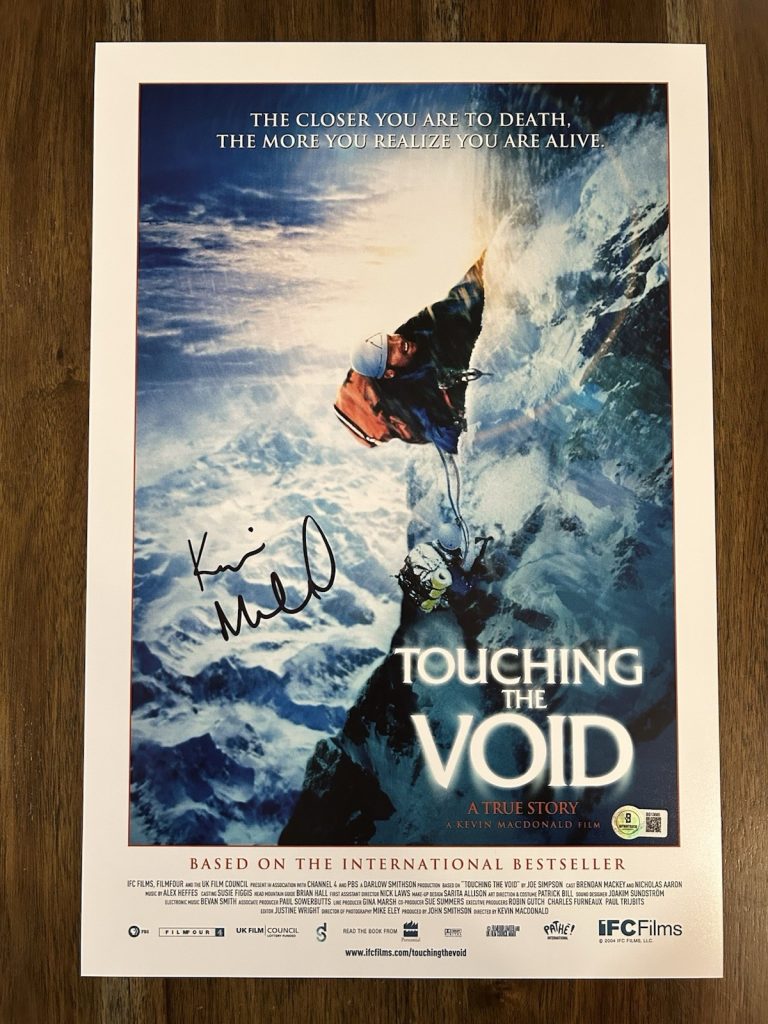Kevin Macdonald Touching The Void Director Signed 12x18 Photo Beckett Certified