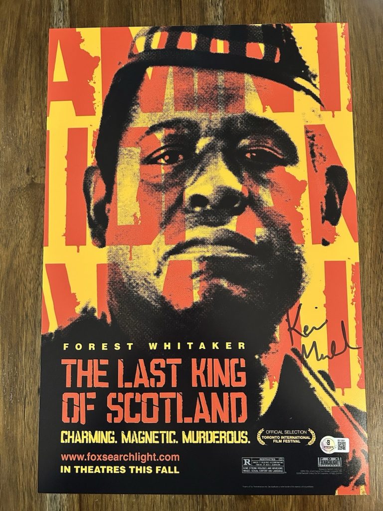 Kevin Macdonald ‘The Last King Of Scotland’ Director Signed 12x18 Photo Beckett
