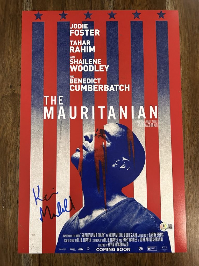 Kevin Macdonald ‘The Mauritanian’ Director Signed 12x18 Photo Beckett