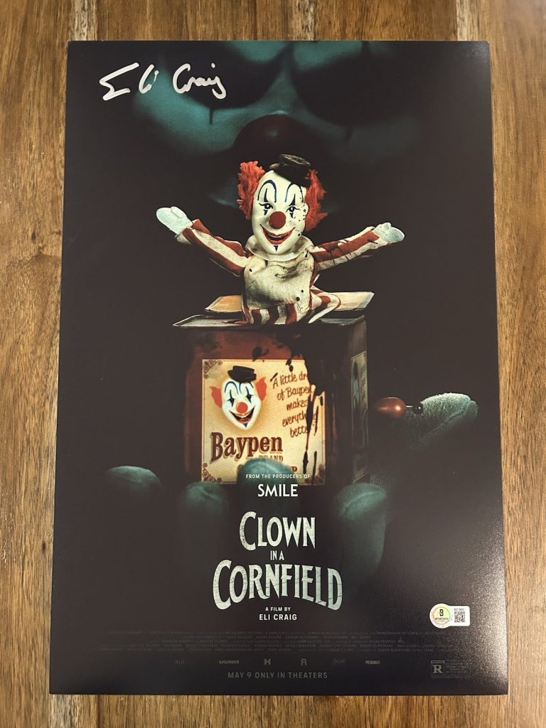 Eli Craig ‘Clown In A Cornfield’ Director Signed 12x18 Photo Beckett Certified