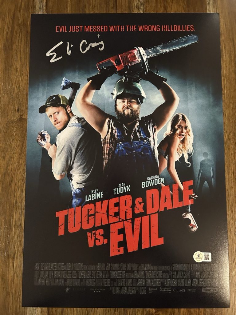 Eli Craig ‘Tucker & Dale Vs. Evil’ Director Signed 12x18 Photo Beckett Certified