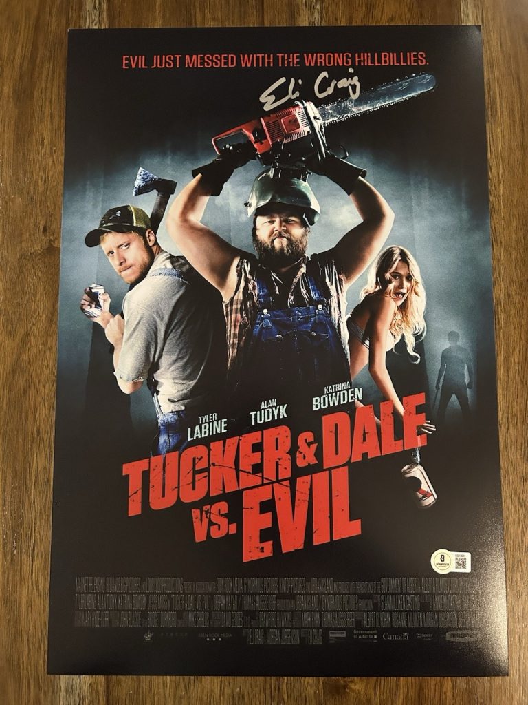 Eli Craig ‘Tucker & Dale Vs. Evil’ Director Signed 12x18 Photo Beckett Certified