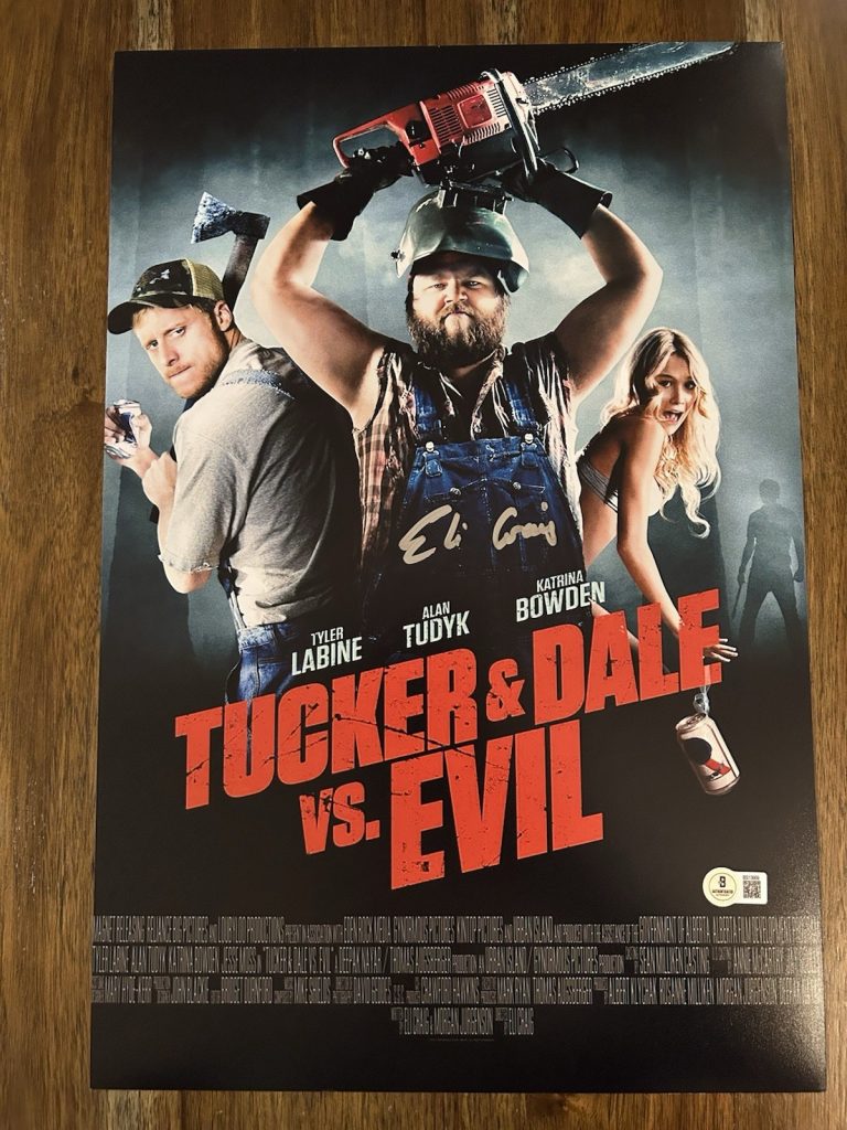 Eli Craig ‘Tucker & Dale Vs. Evil’ Director Signed 12x18 Photo Beckett Certified