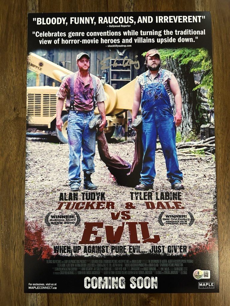 Eli Craig ‘Tucker & Dale Vs. Evil’ Director Signed 12x18 Photo Beckett Certified