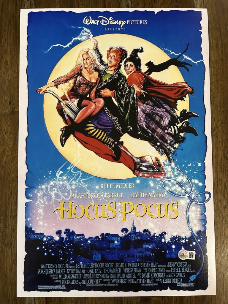 Sarah Jessica Parker ‘Hocus Pocus’ Signed 12x18 Photo ‘Sarah Sanderson’ Beckett