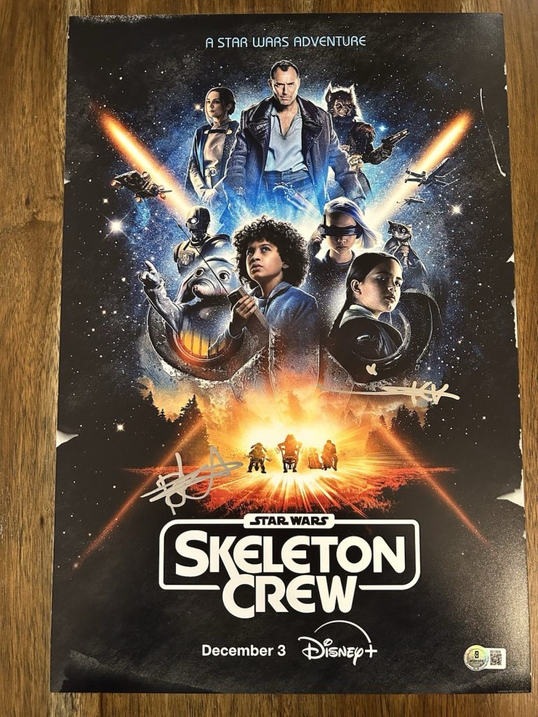 Kyriana Kratter & Ryan Kiera Armstrong Skeleton Crew Signed 12x18 Photo Beckett