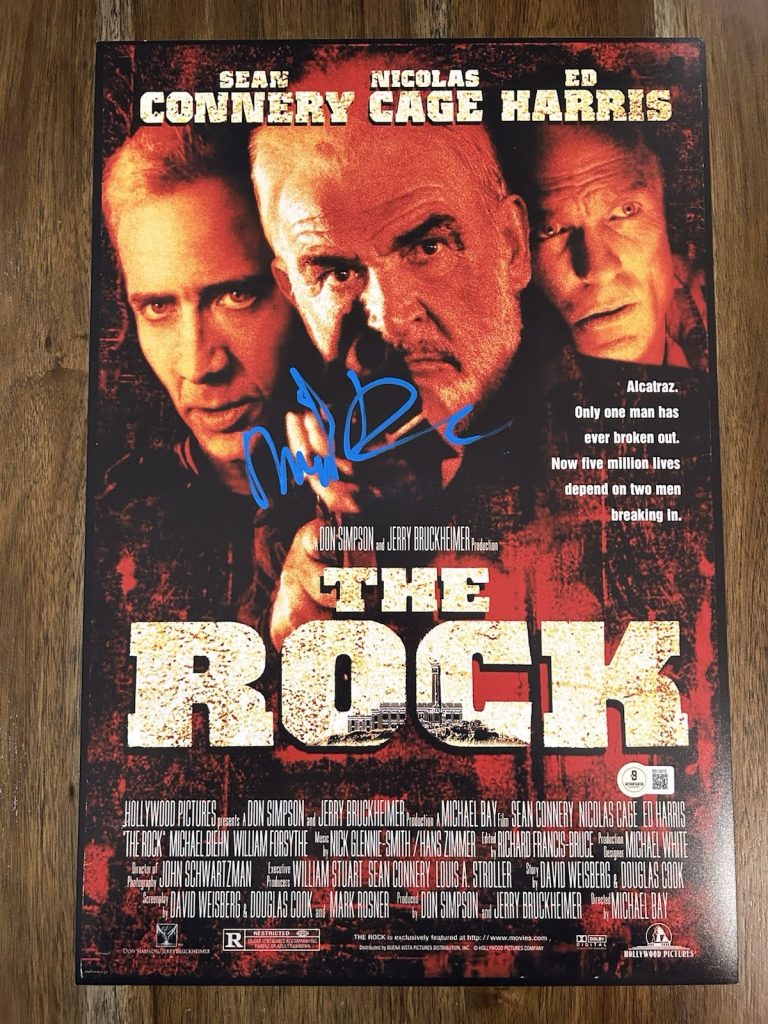 Michael Bay ‘The Rock’ Director Signed 12x18 Photo Beckett Certified