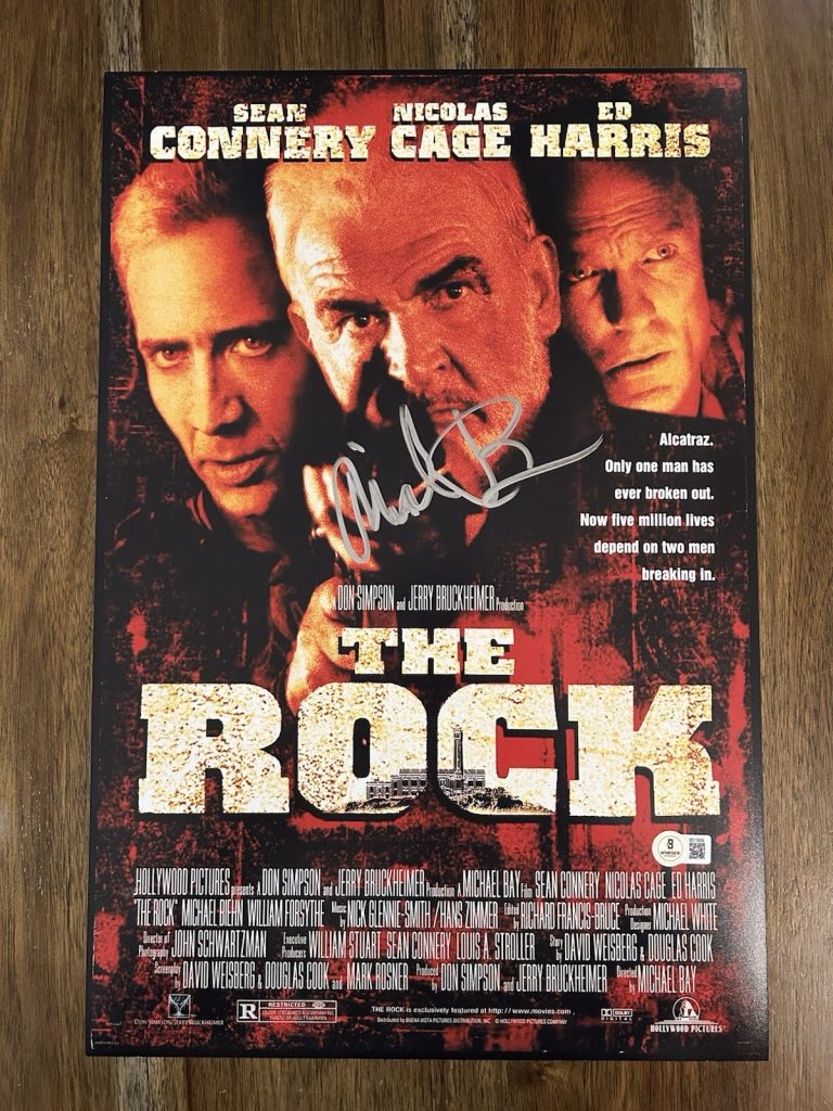 Michael Bay ‘The Rock’ Director Signed 12x18 Photo Beckett Certified