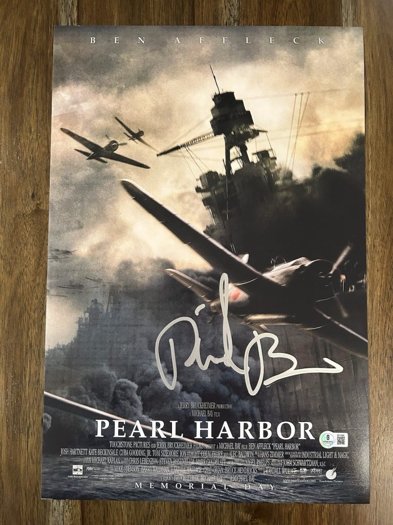 Michael Bay ‘Pearl Harbor’ Director Signed 12x18 Photo Beckett Certified