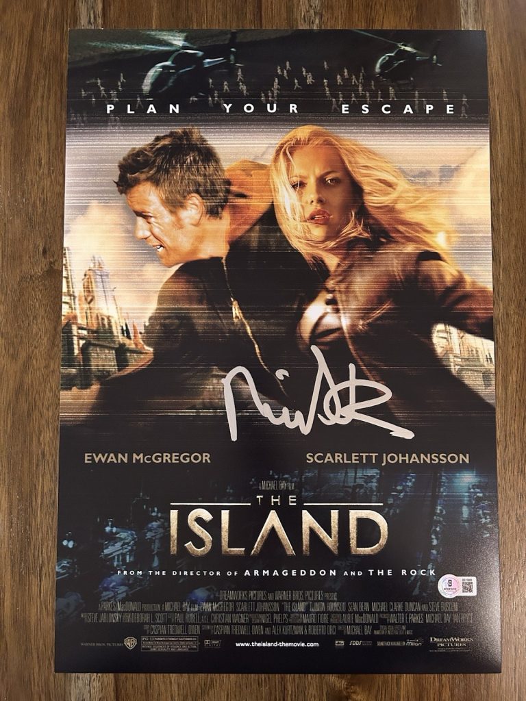 Michael Bay ‘The Island’ Director Signed 12x18 Photo Beckett Certified