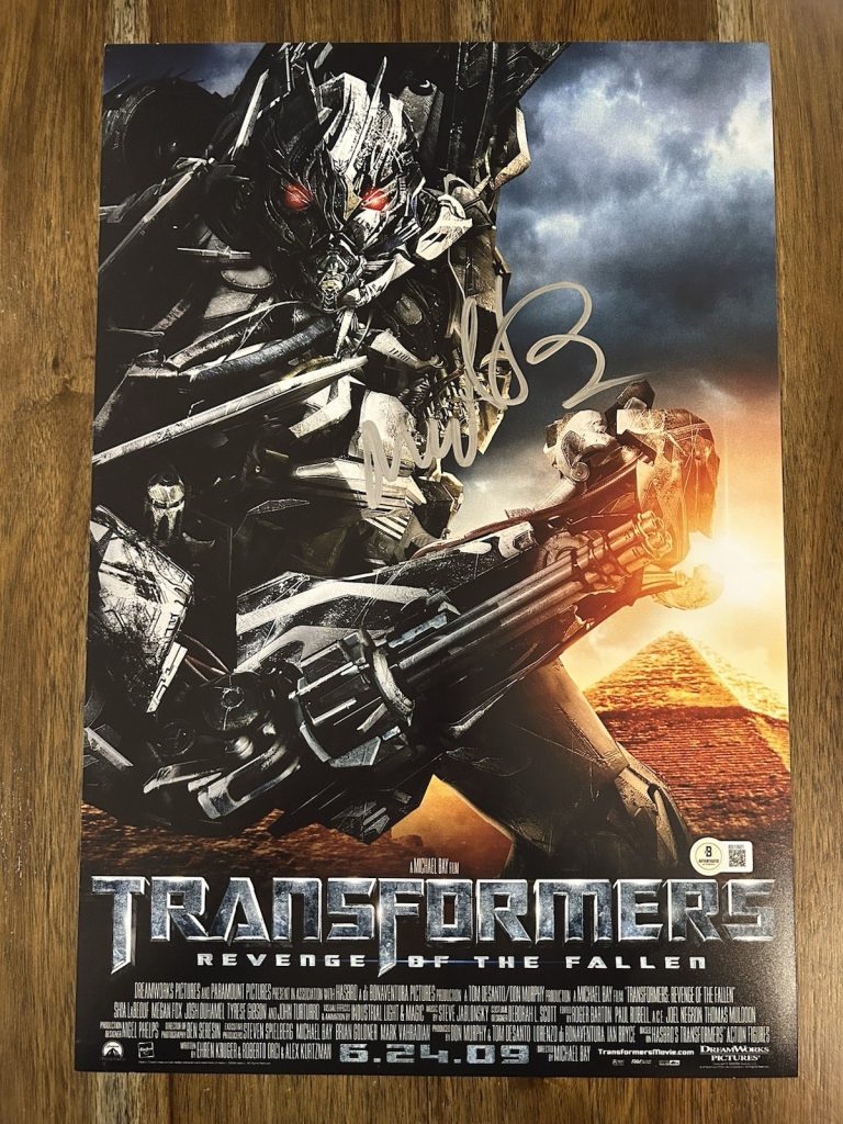 Michael Bay ‘Transformers Revenge Of The Fallen’ Signed 12x18 Photo Beckett