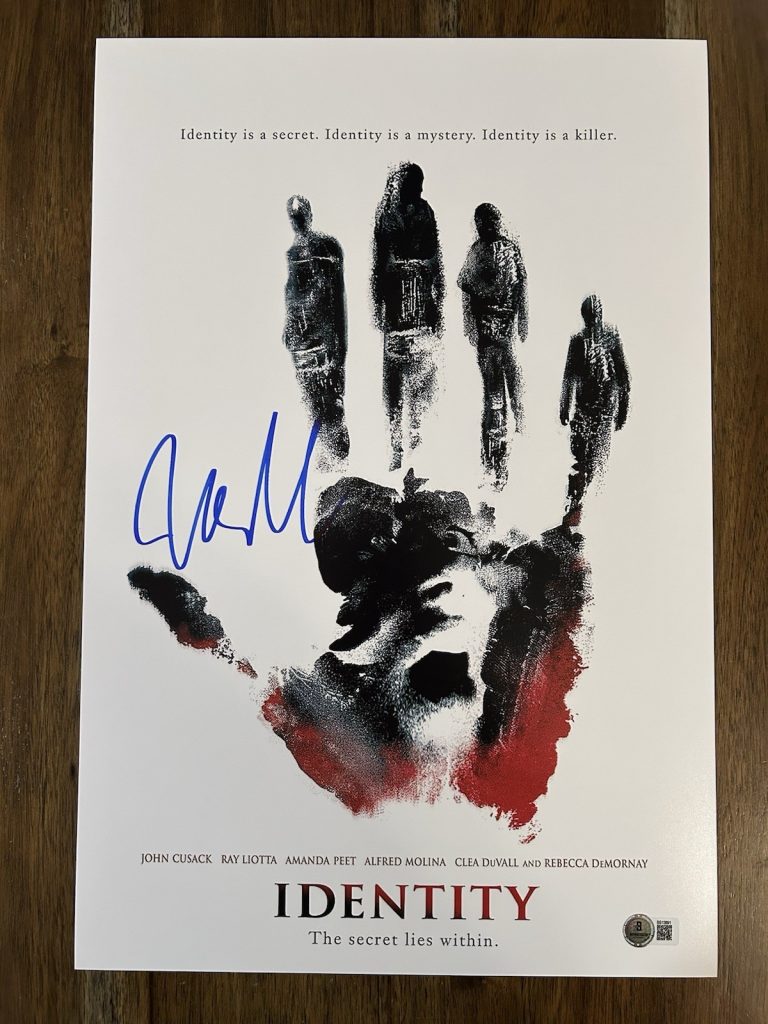 James Mangold ‘Identity’ Director Signed 12x18 Photo Beckett Certified