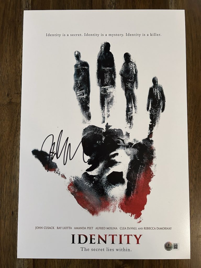 James Mangold ‘Identity’ Director Signed 12x18 Photo Beckett Certified