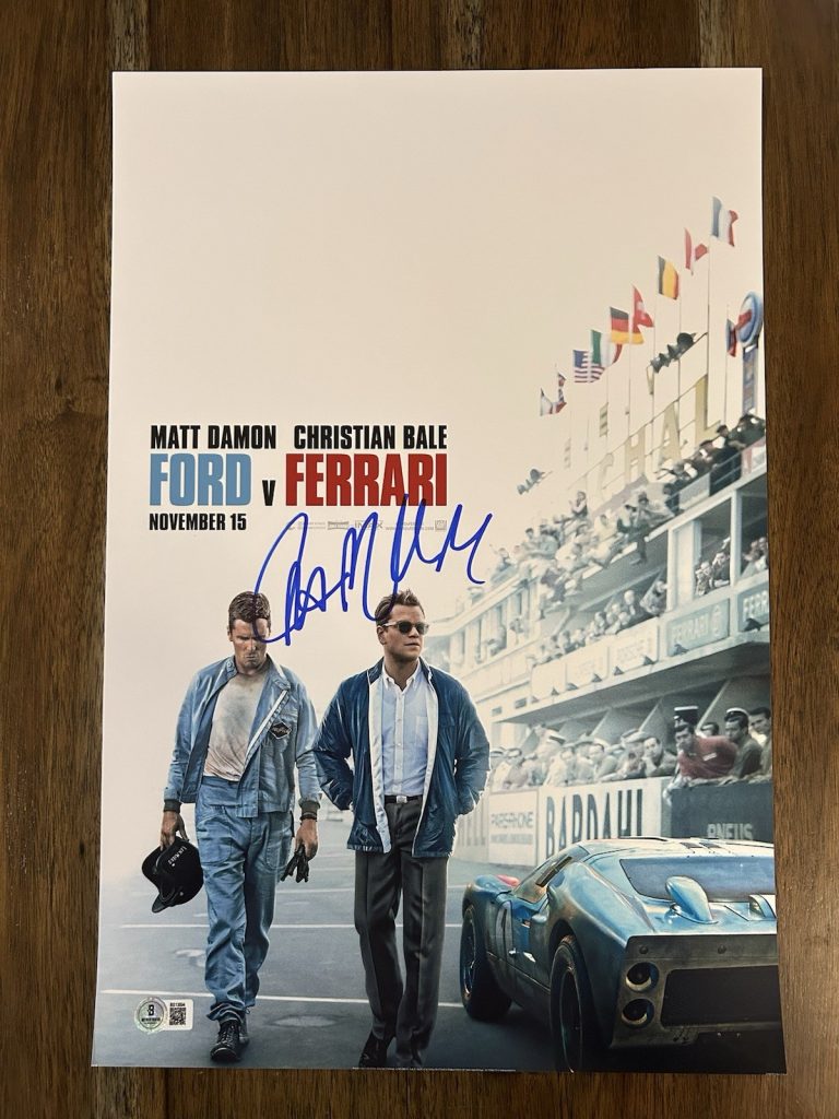 James Mangold ‘Ford V Ferrari’ Director Signed 12x18 Photo Beckett Certified